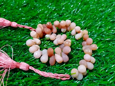 #ad 124Ct Natural Pink Opal Shaded Teardrop 6x9 6x10mm Faceted Gemstone Beads 8quot;Inch $50.61