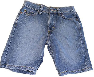 #ad Wrangler Authentics Big Boys Five Pocket Denim Short Blue Regular Size 7 $14.95