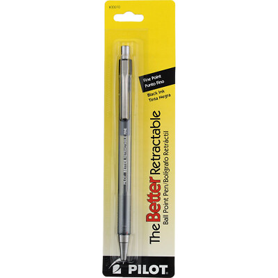 #ad Pilot Better Retractable Ball Point Pen Fine Black 30010 $7.24