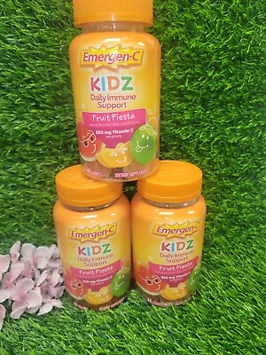#ad 3 Emergen C Kidz Kids Daily Immune Support Fruit Fiesta 44 Gummies Read $19.99
