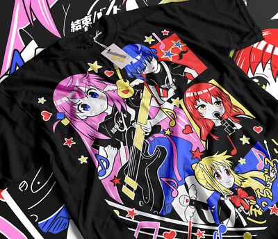 #ad Hitori Gotou T Shirt Bocchi the Rock Yamada Anime Nijika Ijichi Sweater Soft Tee $44.99
