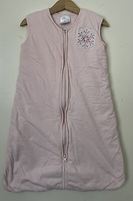 #ad HALO SleepSack Wearable Blanket Pink Quilted Winter Weight Medium 6 12 Months $12.50