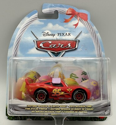 #ad Cars Lightning McQueen As Easter Buggy Disney PIXAR Die Cast Brand New 2024 $11.97