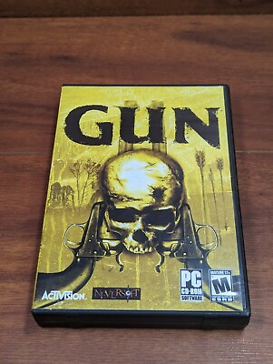 #ad GUN PC Game by Activision and Neversoft 2005 No Manual VGC $5.50