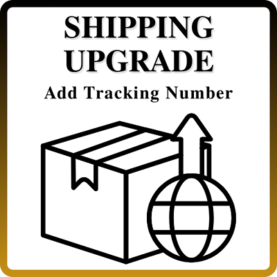 #ad Economy Shipping Upgrade Add a Tracking Number $4.00