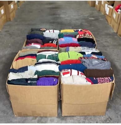 #ad Wholesale Lot Of 50 Pcs mixed Men#x27;s Clothes Reseller Consignment Size SMLXL $115.00