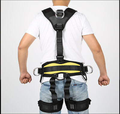 #ad Outdoor Sport Upper Body Seat Belt Shoulder Strap Climbing Safety Belt Rescue $70.06