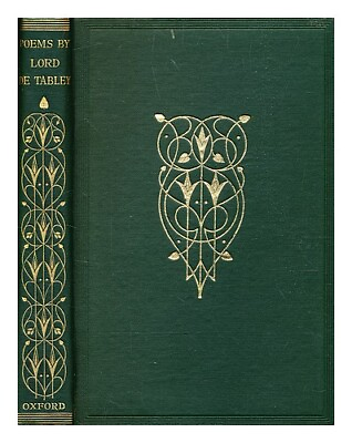 #ad WARREN JOHN LEICESTER 1835 1895 Select poems of Lord De Tabley edited by Jo AU $80.21