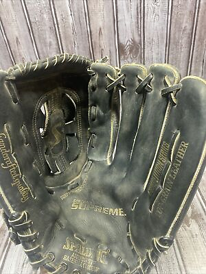 #ad #ad Aeroback Supreme Spalding Competition Series 42 053 Softball Glove Top Leather $19.99