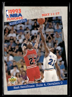 #ad 1993 94 Upper Deck East Semifinals: Bulls 4 Cavaliers 0 Chicago Bulls Cleveland $1.88