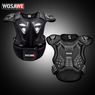#ad WOSAWE Armor Chest Protector Dirt Bike Motocross Skateboard Protective Gear Kids $45.48