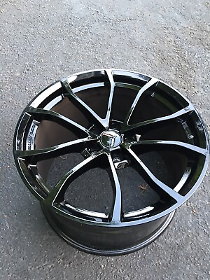 #ad GM C7 Corvette Grand Sport Front Wheel Genuine OEM Gloss Black 20x12 $550.00