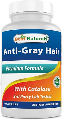 #ad Best Naturals Anti gray Hair formula 60 capsules $10.99