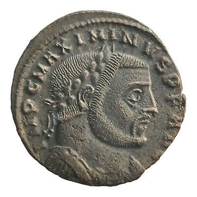 #ad Maximianus AE Follis 312 313 IOVI CONSERVATORI AVGG NN Thessalonica Mint 10M $60.00