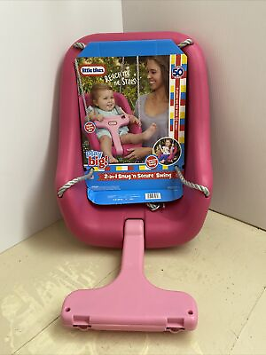 #ad 2 in 1 Snug and Secure Swing Pink Indoor Outdoor Play Kids Sets Little Tikes New $11.50