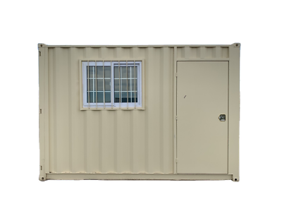 #ad NEW 12#x27; Cubic Shipping Storage Container Conex w Door and Windows Free Shipping $6899.00