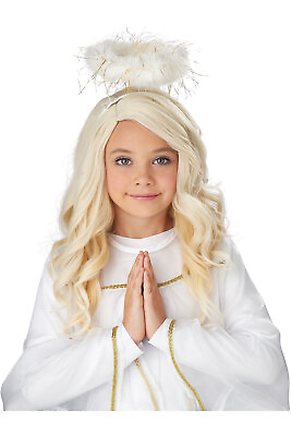 #ad California Costume GOLDEN ANGEL WIG CHILD Child Girls Halloween Wig 70953 $7.50