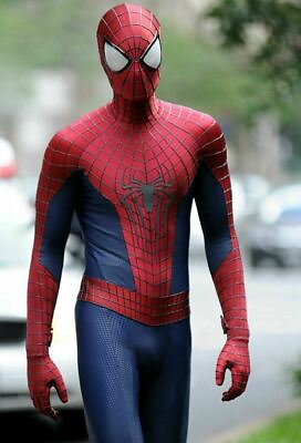 #ad COOL Amazing Spiderman 2 Zentai Jumpsuit Halloween Spider man Cosplay Costumes $52.99
