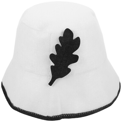#ad Felt Shower Cap Absorb Water Bonnet for Men Russian Hat Caps $8.03
