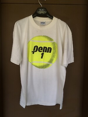 #ad Vintage 1996 Penn USA Tennis Ball T Shirt MADE IN USA Men#x27;s Size L USA vs MEXICO $40.00
