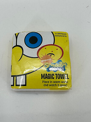 #ad Sealed Nickelodeon Sponge Bob SquarePants Magic Towel $6.00