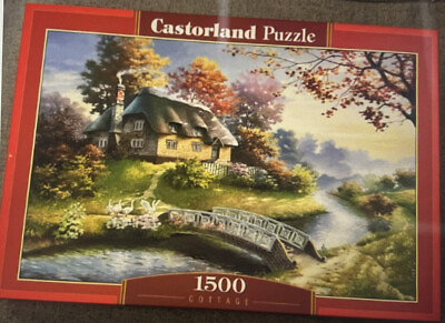 #ad Castorland Jigsaw Puzzle 1000 Pieces Cottage $9.00