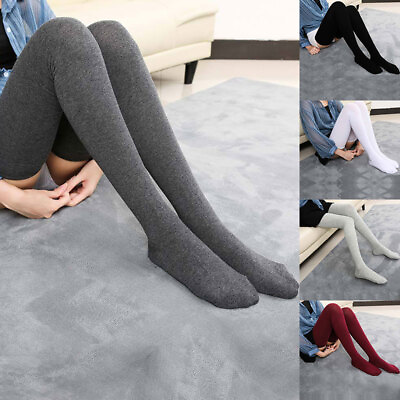#ad Long Stockings Thigh High Sock Tights Highs High Socks Tall Person Hosiery Woman $8.31