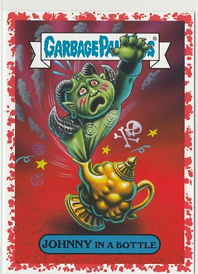#ad 2019 Garbage Pail Kids Revenge Horror ible #15a Johnny In A Bottle Red 35 75 GPK $39.99