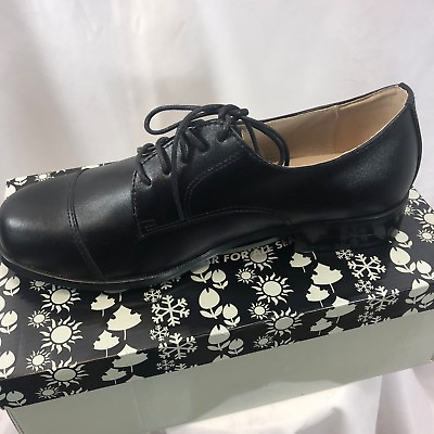 #ad ClimaTex Climate X Men#x27;s ZT80 Black Leather Laced Dress Shoes 8.5EEE $34.95