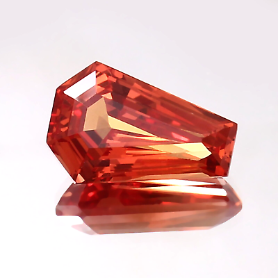 #ad AAA Natural Ceylon Padparadscha Sapphire Loose Fancy Gemstone Cut 15x10 MM $49.43