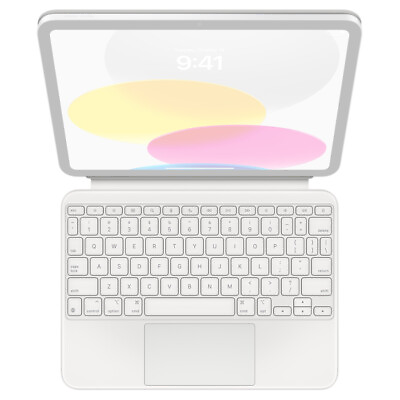 #ad Apple Magic Keyboard Folio for iPad 10th gen White MQDP3LL A Open Box $109.00