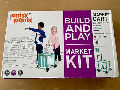 #ad Sale NEW Antsy Pants Build and Play Market Kit Market Cart 30 Pieces $24.97