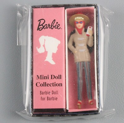 #ad Barbie Mini Doll BANDAI Collection Nostalgic Series OPEN ROAD 2 inch Japan 2003 $26.95
