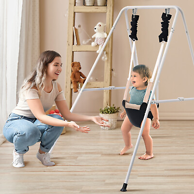 #ad Baby Jumper w Stand Baby Bouncer Indoor Outdoor Baby Exerciser for Active Babies $91.40