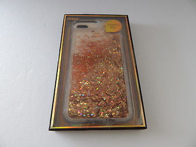 #ad iWave Diamonds Clear Liquid Glitter Case For iPhone 8 7 Plus Clear Multi Color $25.99