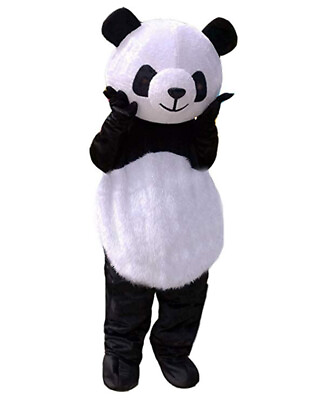 #ad Panda Bear Mascot Costume Cosplay Adult Outfit Dress Parade Festival Animal Suit $108.00