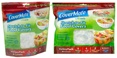 #ad Reusable Recyclable CoverMate Food Covers 8 amp; 10 cover variety pk Free Delivery AU $16.90