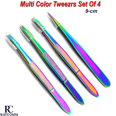 #ad Eyebrow Tweezers Hair Removal Trimming Stainless Steel Beauty Makeup Tools $14.35