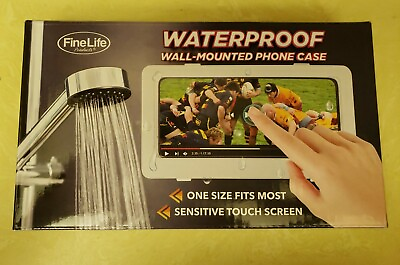 #ad Fine Life Waterproof Wall Mounted Phone Case $7.15