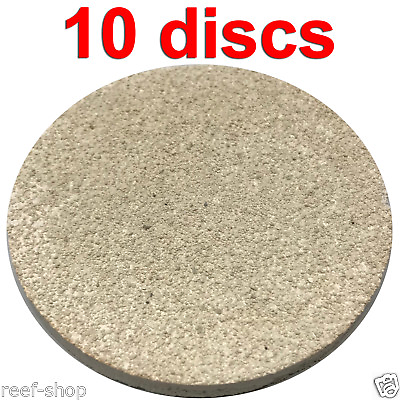 Coral Frag Disc XL 3 Inch Circle 10 Discs Bounce Mushroom Coral Propegation Disk $18.99