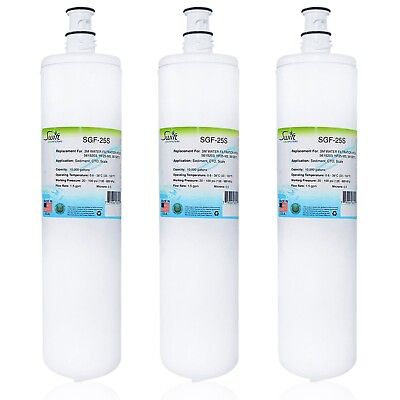 #ad SGF 25S Compatible Commercial Water Filter for HF25 S 5615203 HF25 MS 3 Pack $136.30