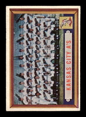 #ad 1957 Topps Baseball #204 Kansas City Athletics Very Good Kansas City Athletics $6.99