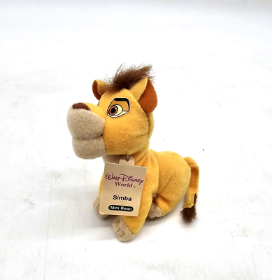 #ad Walt Disney Lion King Simba Mini Bean Plush Kellogg’s Cereal Promo Toy $9.00