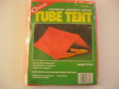 #ad Package of 3 Coghlan#x27;s 2 Person Lightweight Emergency Shelter Tube Tents $25.00