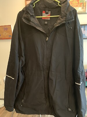 #ad Colorado Clothing Jacket windbreaker Men#x27;s Size XL Black tech series $19.00