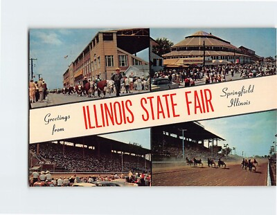 #ad Postcard World#x27;s Greatest State Fair Springfield Illinois USA $7.72