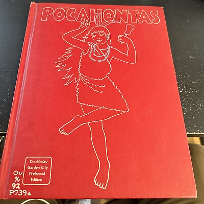 #ad 1946 Pocahontas By Ingri And Edgar Parin d#x27; Aulaire Vintage Illustrated $24.00