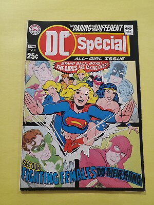 #ad DC Comics DC SPECIAL #3 All Girl Issue Late Silver early Bronze age Gem $27.29