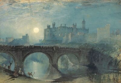 #ad JMW Turner Alnwick Castle Picture Painting Poster Art Print A3 A4 GBP 4.50
