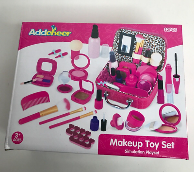 #ad 22 Pcs Makeup Toys for Kids Pretend Real Cosmetic Fake Make up Mini Beauty $12.99